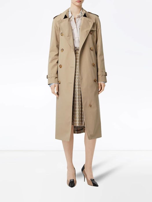 Cotton Gabardine Trench Coat