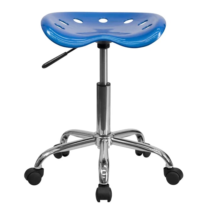 Flash Furniture Tractor Seat and Chrome Stool 