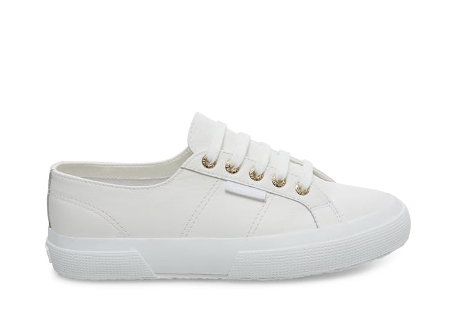 2750 Nappaleau White-Gold Leather 