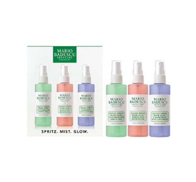 Mario Badescu Spritz, Mist, and Glow Facial Sprays (Set of 3)