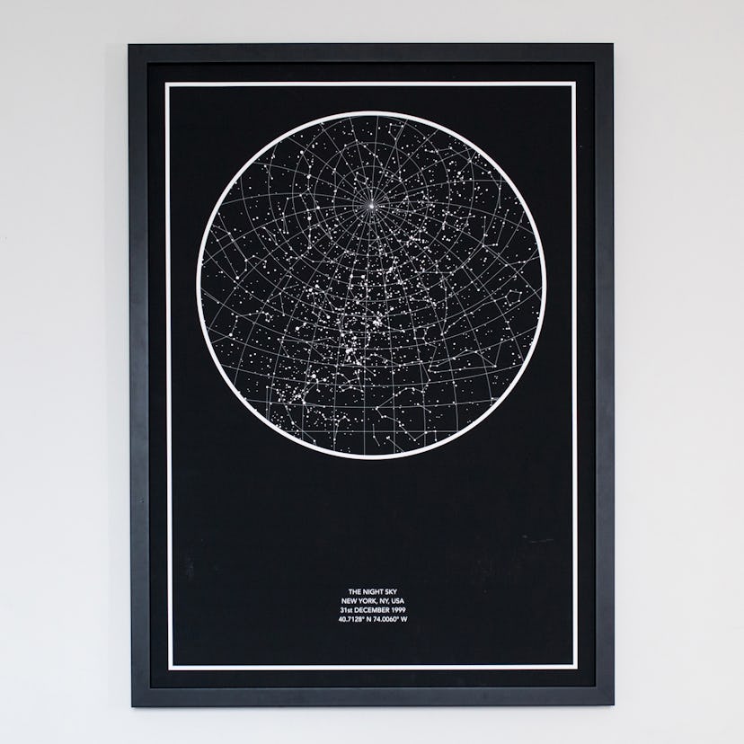 The Night Sky Star Map