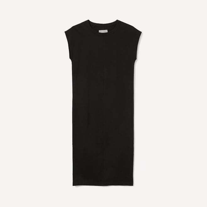 The Luxe Cotton Side-Slit Tee Dress