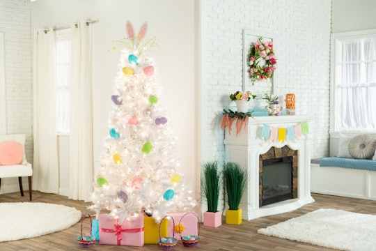 a white easter tree