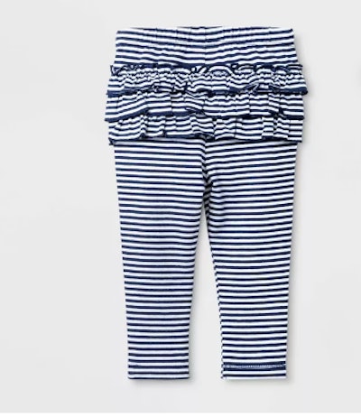 Baby Girls' Stripe Leggings - Cat & Jack™ Blue