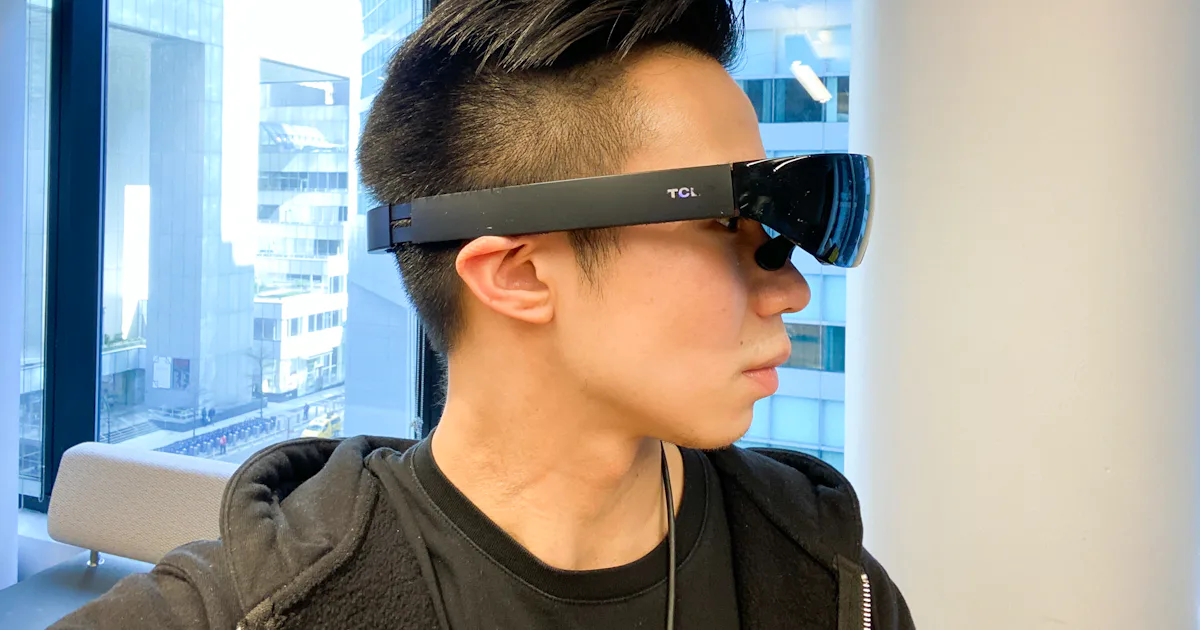 TCL's eye-controlled video glasses rock because they don't do AR or VR