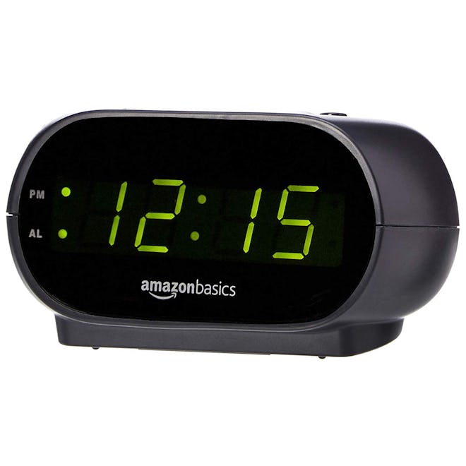 AmazonBasics Small Digital Alarm Clock