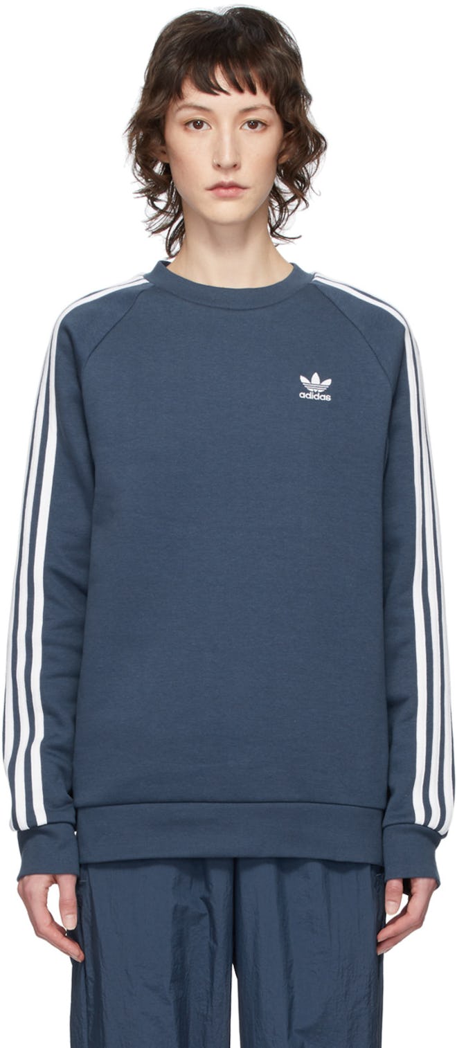 Blue 3-Stripes Sweatshirt
