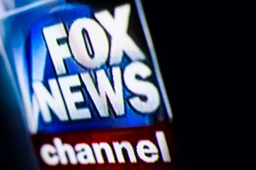 Chisinau, Moldova - August 24, 2017. Photo of FOX NEWS chanel on a tv monitor screen. Fox News is an...