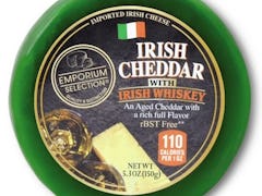 Aldi's 2020 St. Patrick's Day Finds include alcohol-infused cheeses.