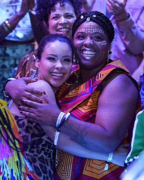 Black Lives Matter co-founder Patrisse Cullors appeared alongside Cierra Ramirez in Good Trouble's T...