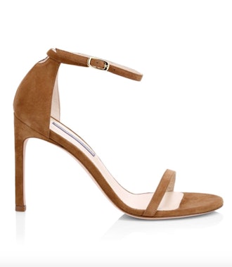 Nudistsong Ankle-Strap Suede Sandals