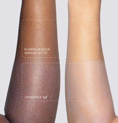Swatches of Dermalogica's new Invisible Physical Defense SPF30.