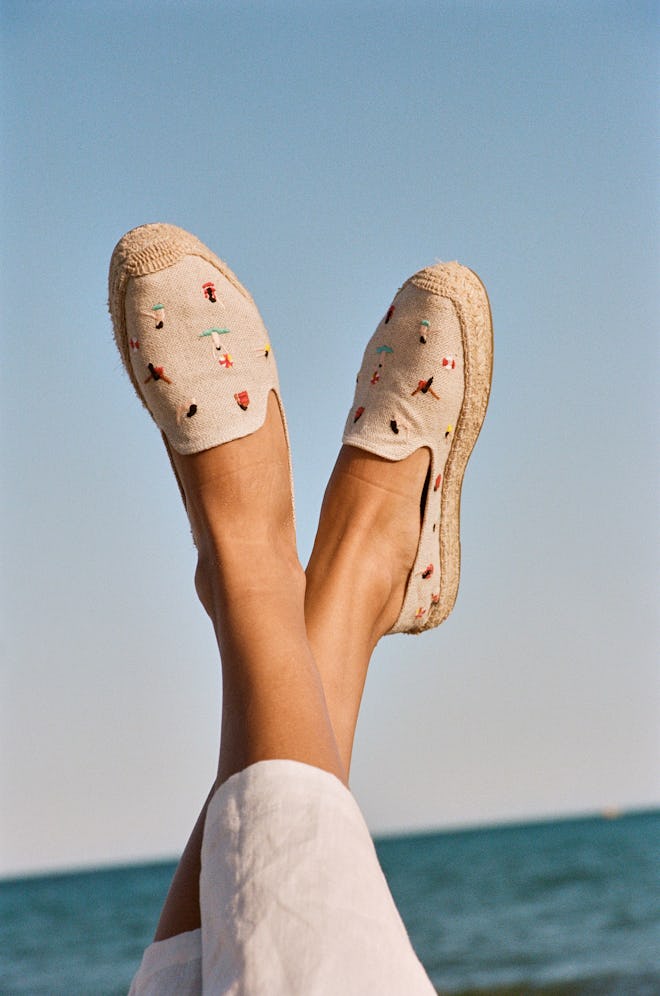 Swimmers Embroidered Espadrille