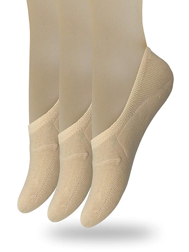 Eedor Women&rsquo;s No Show Socks (3 Pairs)