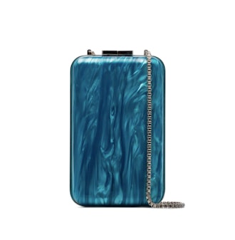 MARZOOK marble-effect clutch bag