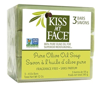 Kiss My Face Naked Pure Olive Oil Moisturizing Bar (3 Count)
