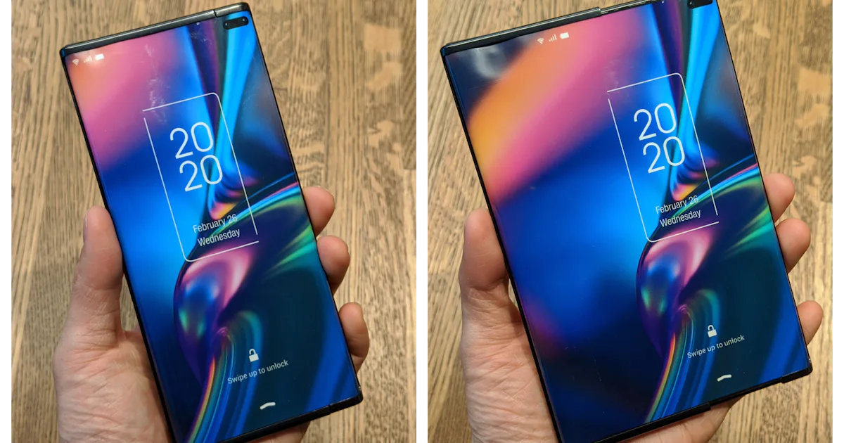 TCL's rollable phone morphs into a tablet without a crease or hinge