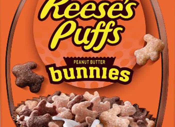 Reese's Puffs Peanut Butter Bunnies cereal is coming back this March.
