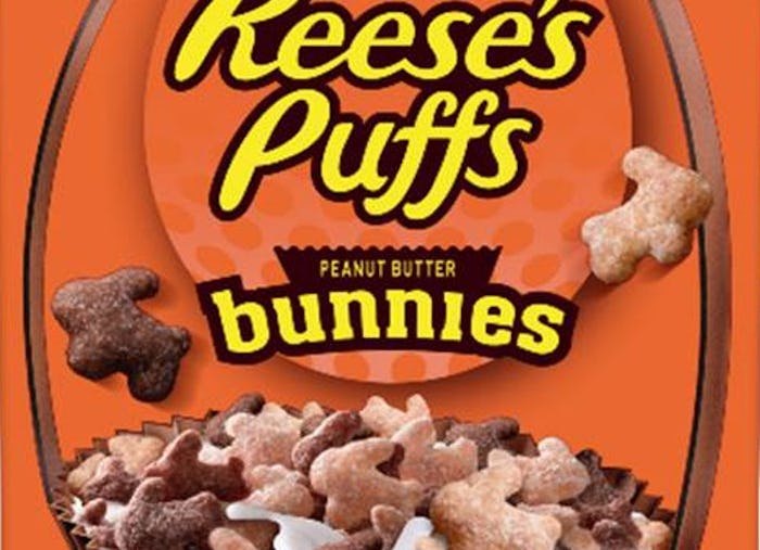 Reese's Puffs Peanut Butter Bunnies cereal is coming back this March.