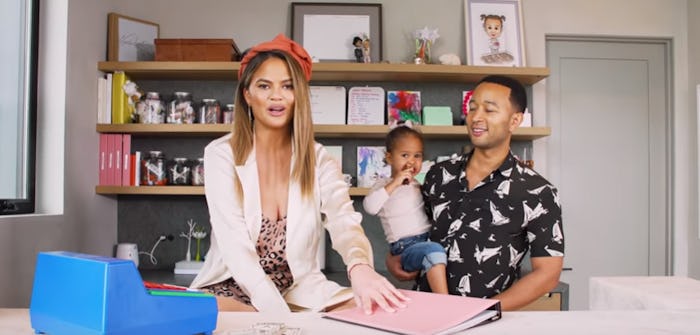 Chrissy Teigen's lunch menu for Luna is a perfect example of fantasy vs. reality parenting.