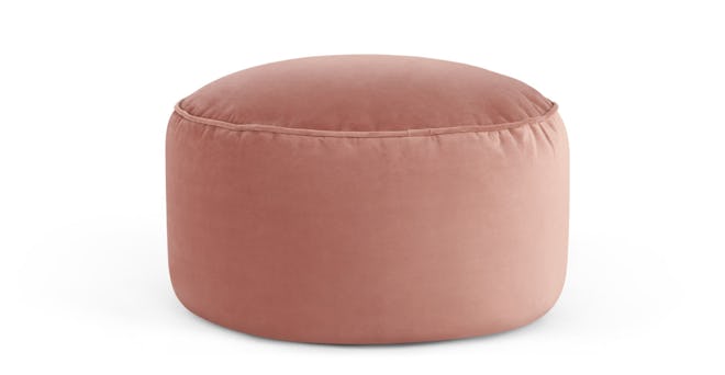 Lux Velvet floor cushion, Blush Pink Velvet