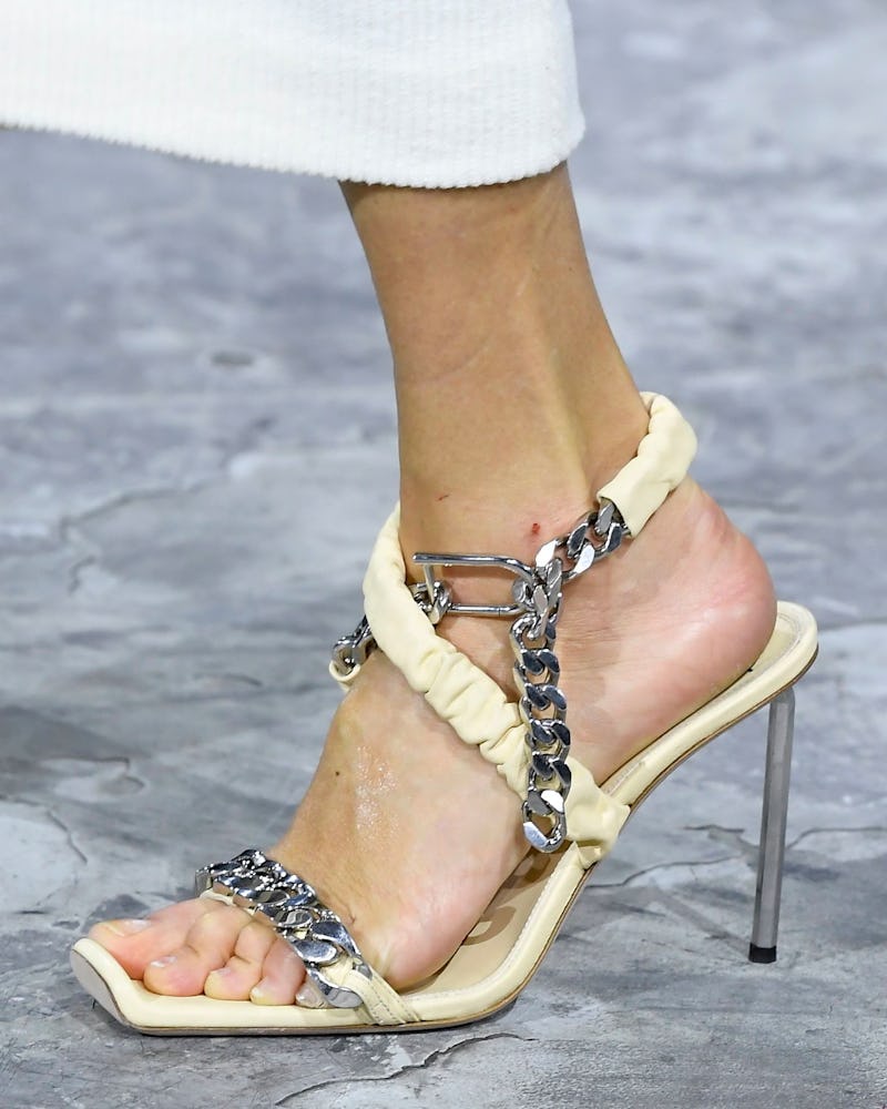 Off-White Chain Heels