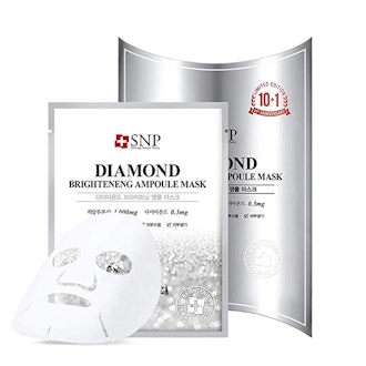 SNP Diamond Brightening Ampoule Korean Face Sheet Mask (11-Pack)