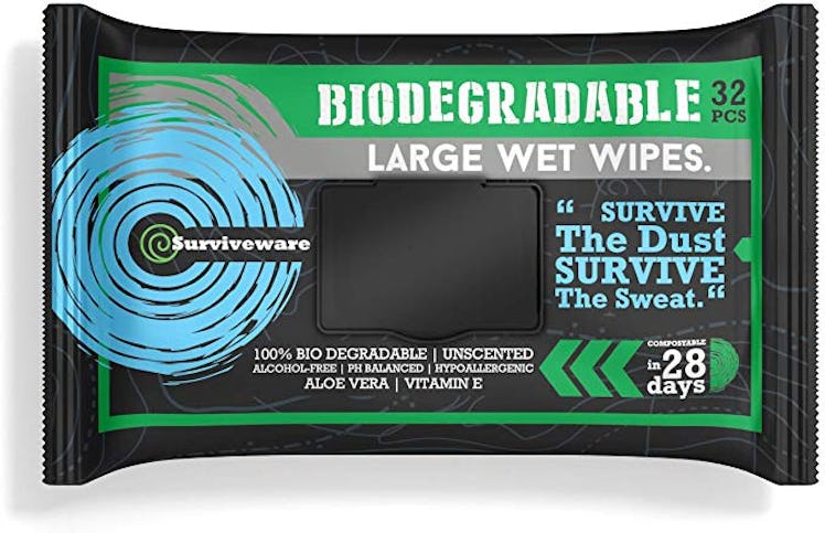 Surviveware Biodegradable Wet Wipes (32 Count)