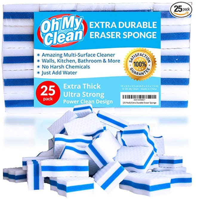 Oh My Clean Extra Durable Eraser Sponge (25-Pack)