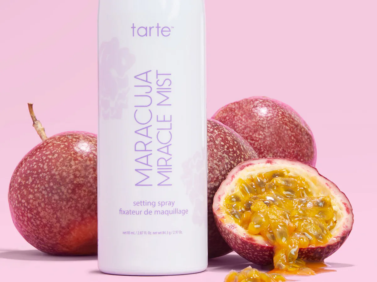 Tarte's New Maracuja Miracle Mist Setting Spray Makes Your Makeup Tarte's New Maracuja Miracle Mist Setting Spray Makes Your Makeup