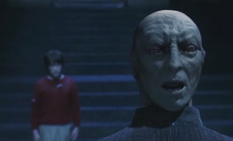 Daniel Radcliffe explained how Quirrell and Voldemort slept in 'Harry Potter.'