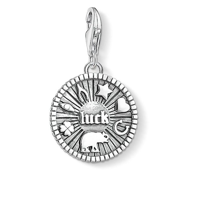 Lucky Coin Charm Pendant