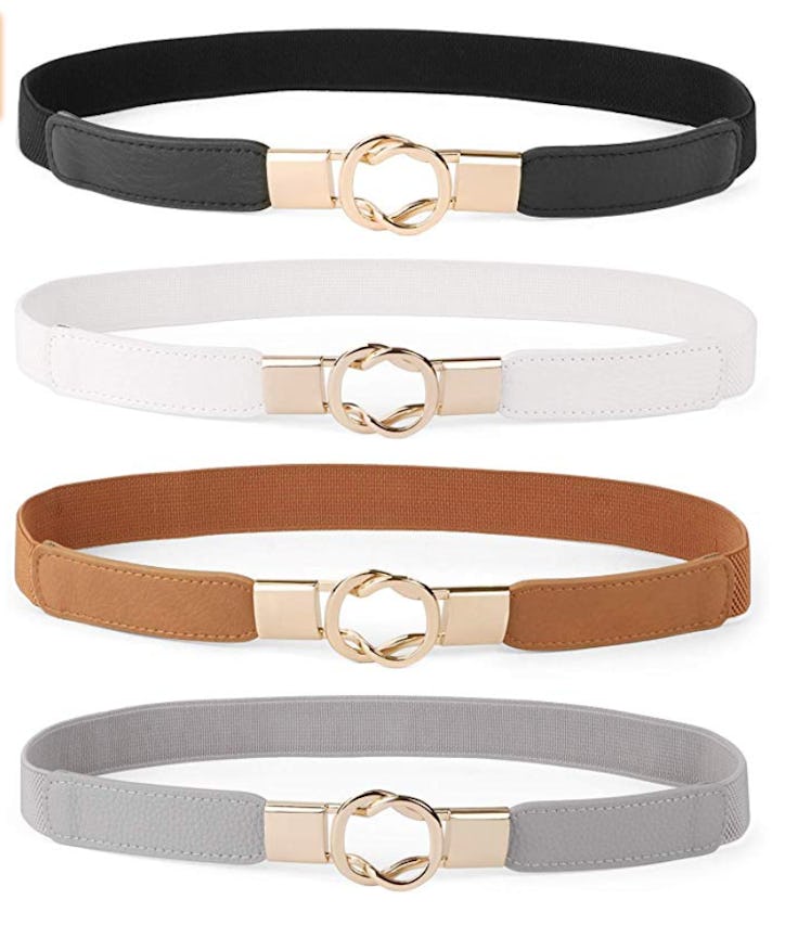 WERFORU Skinny Belt (4-Pack)