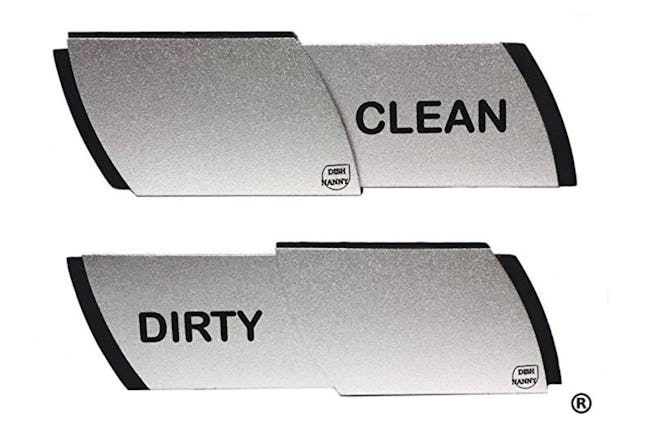 Premium Metal Dishwasher Magnet Clean Dirty Sign