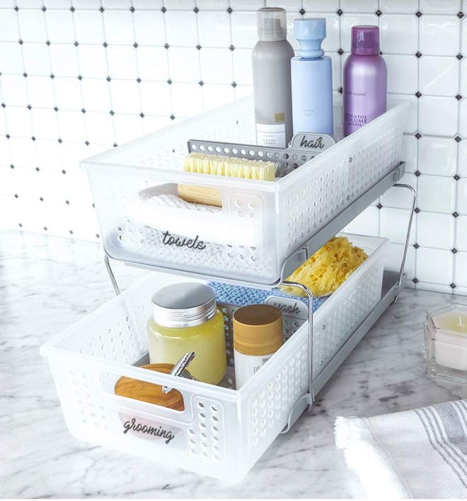 madesmart 2-Tier Organizer With Dividers