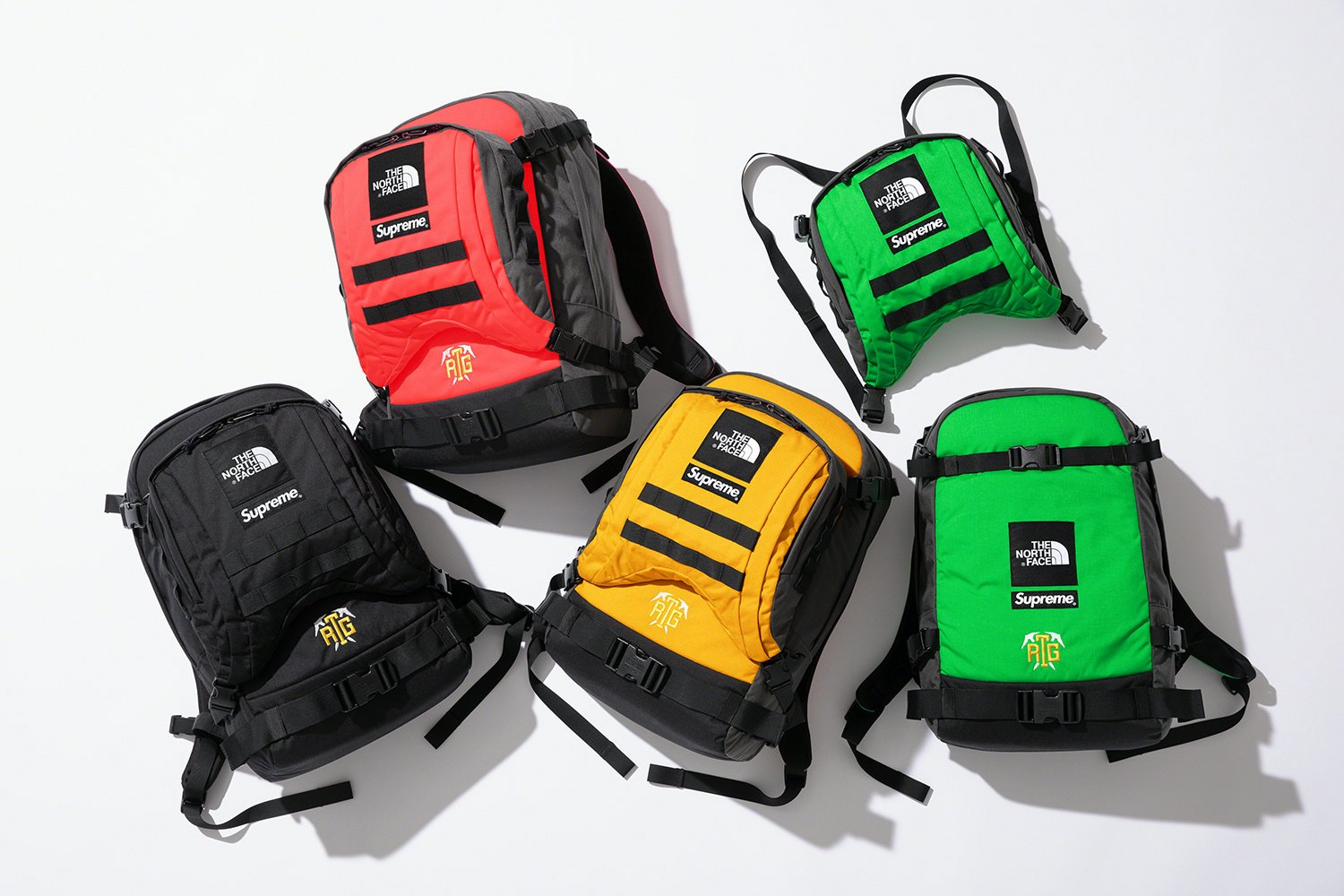 north face supreme pouch