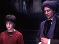 Daniel Radcliffe explained how Professor Quirrell slept with Voldemort on his head in 'Harry Potter....