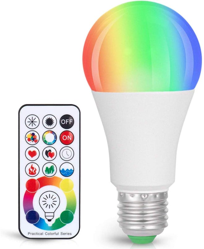 SUNNEST Color Changing Light Bulb with Remote Control