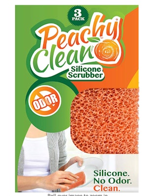 Peachy Clean Silicone Scrubber (3-Pack)