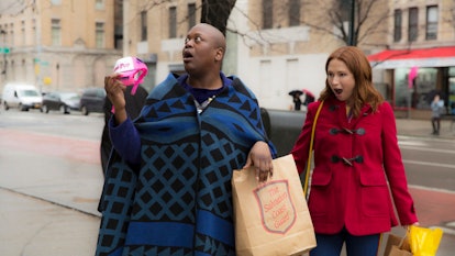 Netflix's "Unbreakable Kimmy Schmidt" stars Ellie Kemper and Tituss Burgess