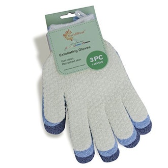 EvridWear Hydro Body Scrub Gloves (3-Pack)