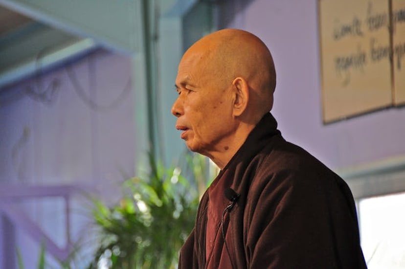 Buddhist monk Thich Nhat Hanh. 