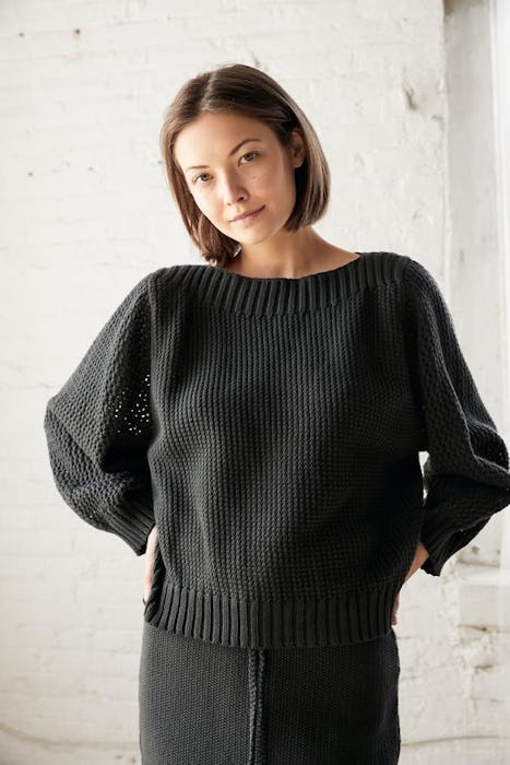 BOATNECK PULLOVER : WASHED BLACK