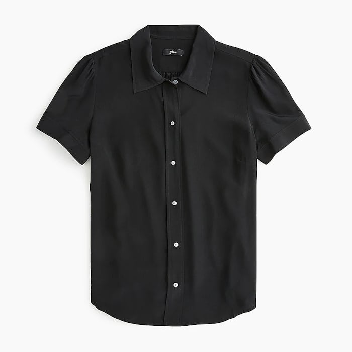 Short sleeve shirt in Re-Imagined Silk