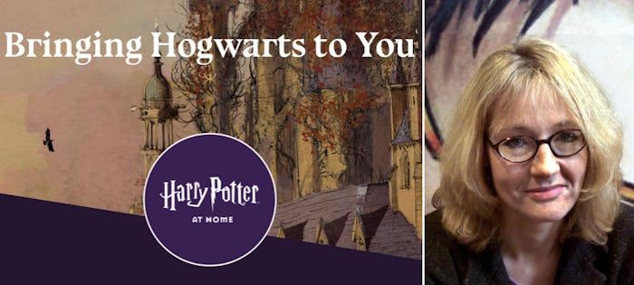 "Harry Potter" fans can now join a new website for fun things to do at home.