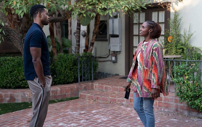 Lawrence (Jay Ellis) and Issa (Issa Rae) in 'Insecure' Season 4