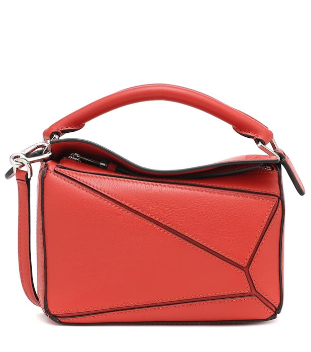 Puzzle Mini leather shoulder bag