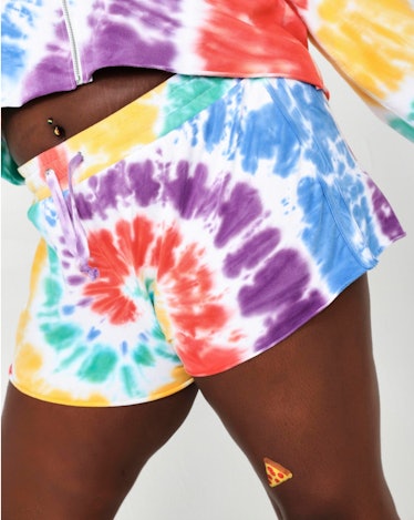 Current Mood Hippie Trippy Delight Tie Dye Shorts