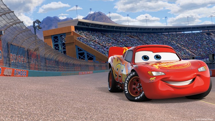 These14 Pixar movie Zoom backgrounds include a 'Cars' background.