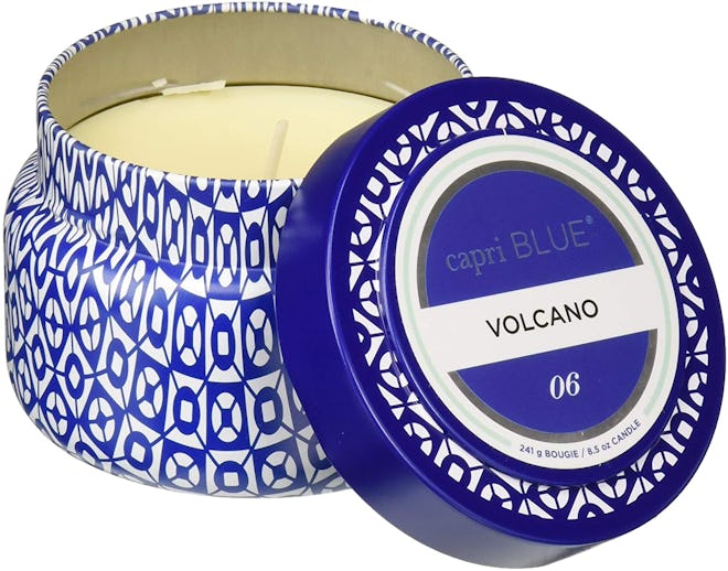  Capri Blue Volcano Printed Travel Tin Candle